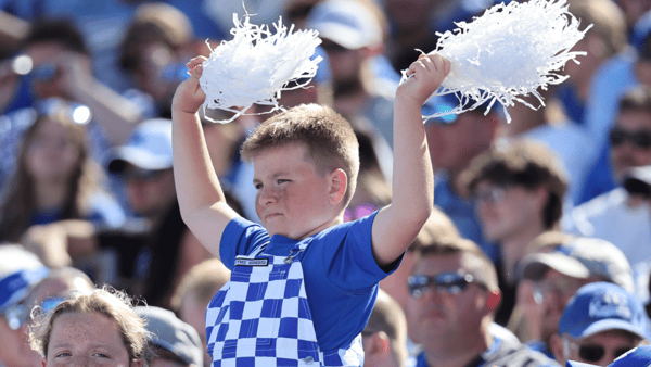 Kentucky fan at Kroger Field - Dr. Michael Huang, Kentucky Sports Radio