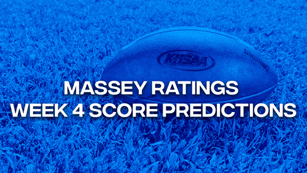 Massey Ratings Week 4 Score Predictions graphic | KSR