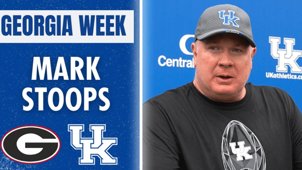 Mark Stoops pre-Georgia press conference - Graphic by KSR