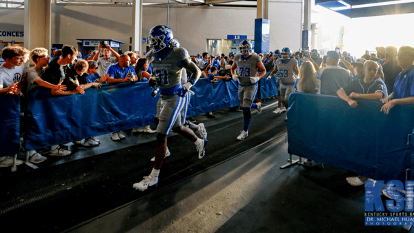 Kentucky fans greet the team as they enter the stadium ahead of the Georgia game - Dr. Michael Huang, Kentucky Sports Radio