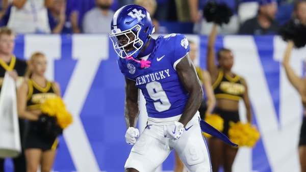 Ja'Mori Maclin celebrating - Dr. Michael Huang, Kentucky Sports Radio