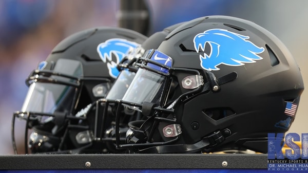 Kentucky's black alternate Wildcat helmet - Dr. Michael Huang, Kentucky Sports Radio