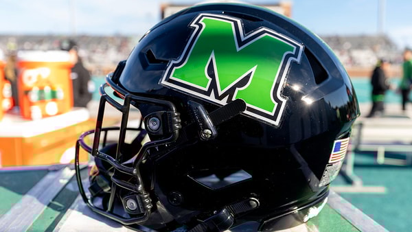 Marshall football helmet