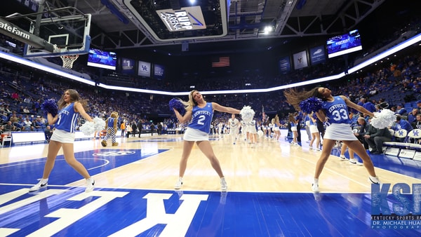 Kentucky dance team members perform at Rupp Arena - Dr. Michael Huang, Kentucky Sports Radio