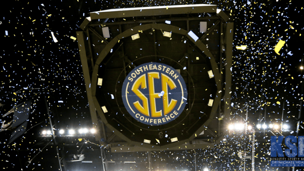 The SEC logo at the SEC Tournament at Bridgestone Arena - Photo by Dr. Michael Huang, Kentucky Sports Radio