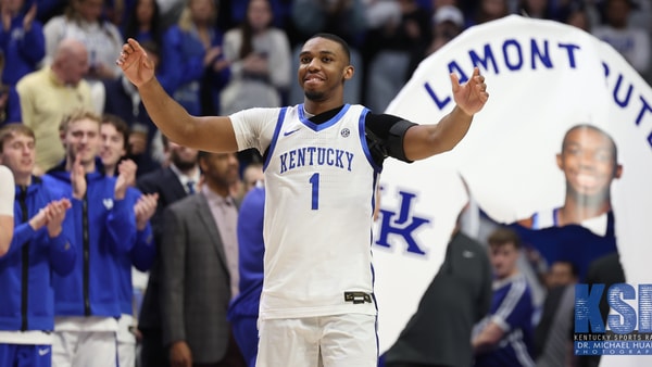 Lamont Butler is honored on Senior Night at Rupp Arena - Photo by Dr. Michael Huang, Kentucky Sports Radio