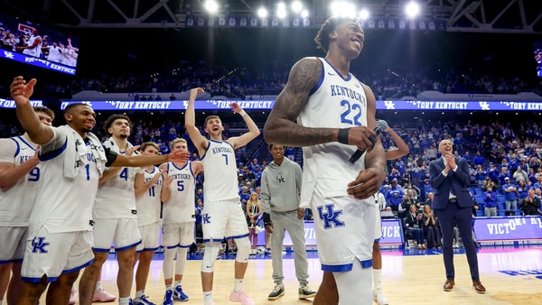 Amari Williams addresses Kentucky fans after the win over LSU on Senior Night - Dr. Michael Huang, Kentucky Sports Radio