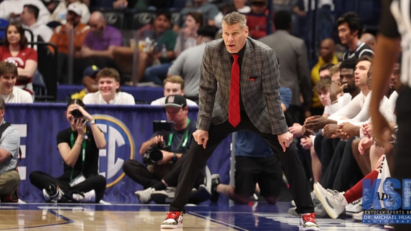 Oklahoma coach Porter Moser - Photo by Dr. Michael Huang, Kentucky Sports Radio