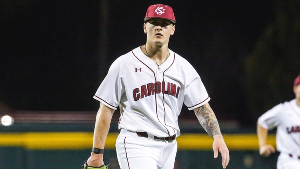 South Carolina pitcher Jackson Soucie. Photo by: Katie Dugan | GamecockCentral