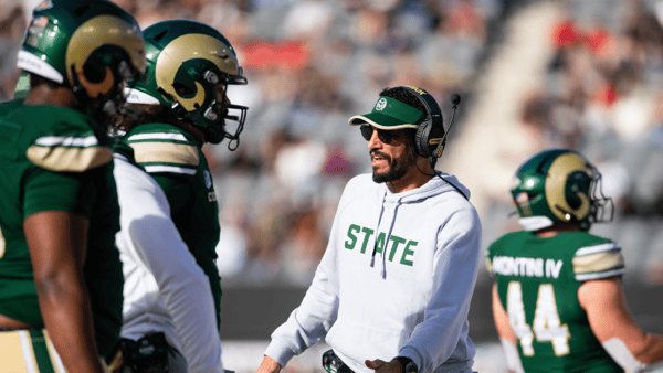 Dec 28, 2024; Tucson, AZ, USA; Colorado State Rams head coach Jay Norvell against the Miami (OH) RedHawks during the Snoop Dogg Arizona Bowl at Arizona Stadium. Mandatory Credit: Mark J. Rebilas-Imagn Images