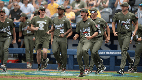Vanderbilt celebrates an SEC Baseball Tournament Title, via Jake Crandall: Montgomery Advertiser : USA TODAY NETWORK via Imagn Images