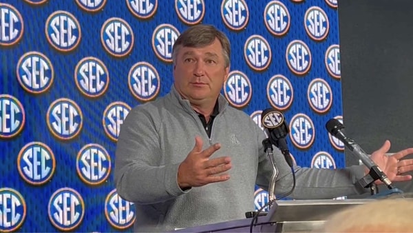 Kirby Smart lobbies for transfer portal changes at the SEC Spring Meetings, via Marc Weiszer : USA TODAY NETWORK via Imagn Images