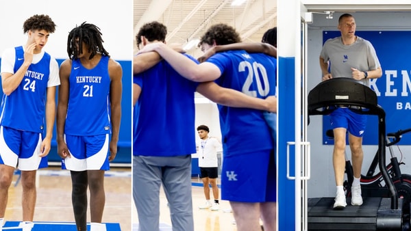 Kentucky men's basketball practice on Tuesday - Chet White, UK Athletics