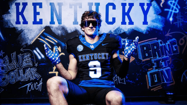 WR Dallas Dickerson on his official visit to Kentucky, via UK Athletics