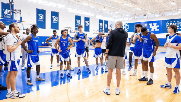 Kentucky men's basketball practice - Chet White, UK Athletics