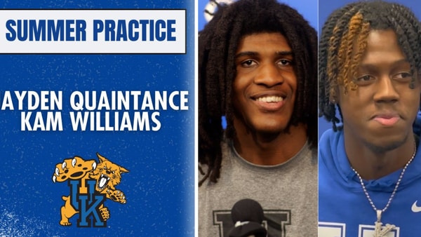 Jayden Quaintance and Kam Williams - Kentucky men's basketball 2025-26 summer interviews