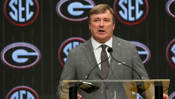 Georgia head coach Kirby Smart at SEC Media Days