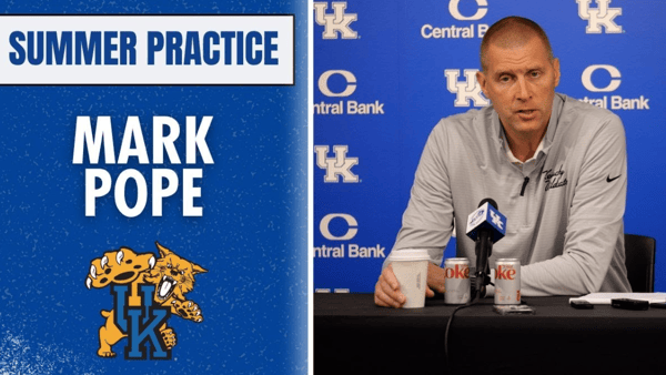 Graphic of Mark Pope via KSR