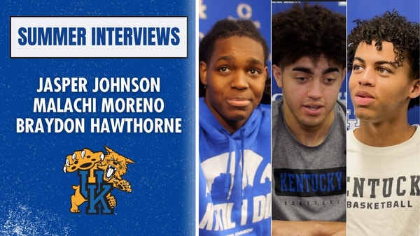 Summer interviews with Jasper Johnson, Malachi Moreno, and Braydon Hawthorne | graphic via KSR