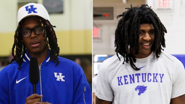 Photo of Jasper Johnson (left) via Dylan Ballard, A Sea of Blue | Photo of Jayden Quaintance via Marissa Gilchrist, UK Athletics