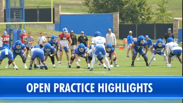 Kentucky Football Open PRactice Highlights
