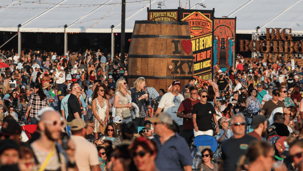 The crowd at Bourbon & Beyond on the final day, Sunday, September 17, 2023 (© Michael Clevenger/Courier Journal / USA TODAY NETWORK)