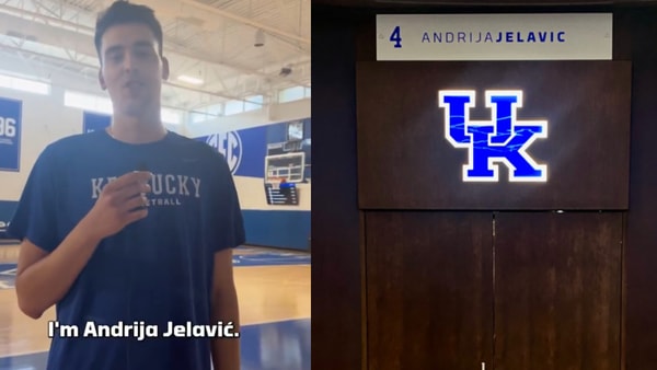 Andrija Jelavic Arrives (Photo via UK Athletics and Andrija Jelavic)