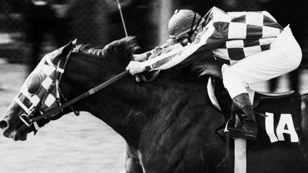 Ron Turcotte rides Secretariat to a Kentucky Derby win, via Bill Luster, The Courier-Journal., Louisville Courier Journal via Imagn Content Services, LLC