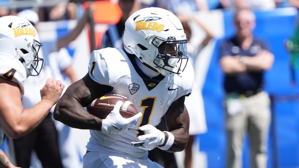Toledo’s Chip Trayanum ran with the ball against Kentucky Saturday afternoon at Kroger Field. August 30, 2025 - Scott Utterback/Courier Journal / USA TODAY NETWORK via Imagn Images