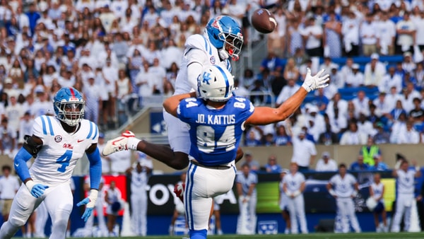 Ole Miss breaks up a pass to Kentucky TE Josh Kattus, via Mont Dawson, KSR
