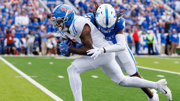 Ole Miss WR Harrison Wallace made a game-changing play against Kentucky, via Jordan Prather, Imagn Images