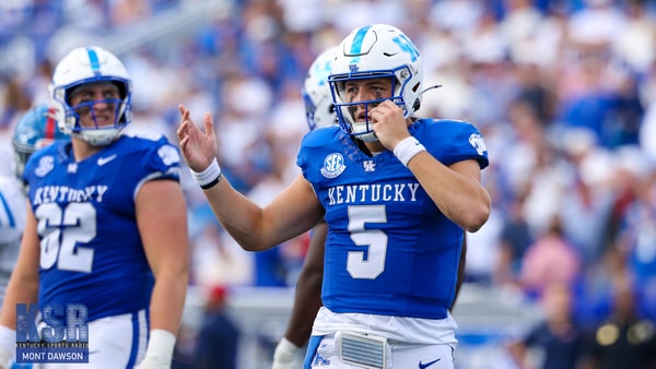 Zach Calzada vs. Ole Miss (Photo via Mont Dawson, Kentucky Sports Radio)