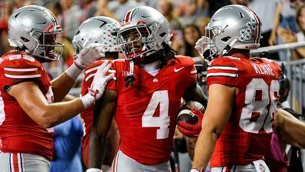 Jeremiah Smith by © Adam Cairns/Columbus Dispatch / USA TODAY NETWORK via Imagn Images