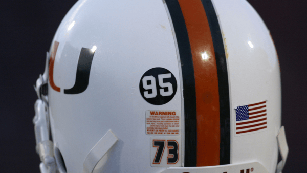 Miami honored their slane teammate, Bryan Pata, with a helmet sticker back in 2006, via Pouya Dianat-Imagn Images