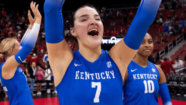Kentucky volleyball's Eva Hudson - Ethan Rand, UK Athletics