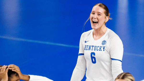 Kentucky volleyball freshman setter Kassie O'Brien - Marissa Gilchrist, UK Athletics