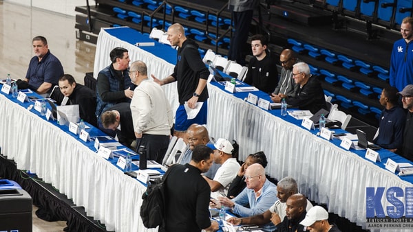 Mark Pope meets with NBA scouts following Kentucky MBB Pro Day | Aaron Perkins, Kentucky Sports Radio