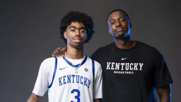 Reese Alston on Kentucky Visit (Photo via UK Athletics)