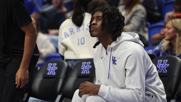 Kentucky forward Jayden Quaintance at Big Blue Madness - Dr. Michael Huang, Kentucky Sports Radio