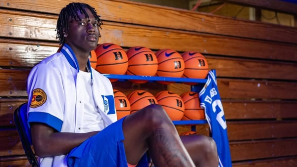 Photo of Bryson Howard via Duke Athletics