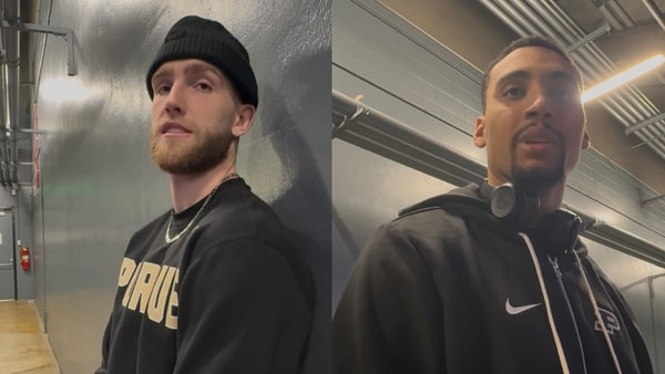 Braden Smith, left, and Trey Kaufman-Renn, right (Photo: Jacob Polacheck/KSR+)