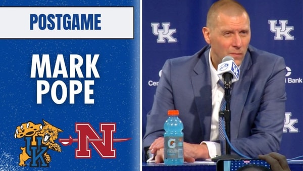 Mark Pope breaks down Kentucky's 77-51 win over Nicholls