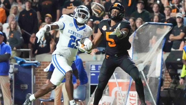 Kentucky CB Nasir Addison vs. Tennessee in 2024, via Caitie McMekin:USA TODAY Network via Imagn Images