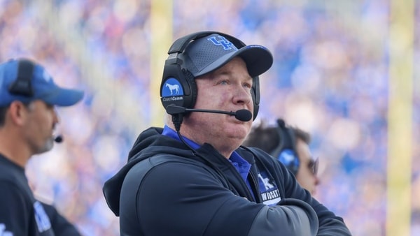 Kentucky head coach Mark Stoops during a win over Tennessee Tech - Dr. Michael Huang, Kentucky Sports Radio/On3