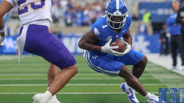 Kentucky wide receiver Kendrick Law vs. Tennessee Tech, via Dr. Michael Huang, KSR
