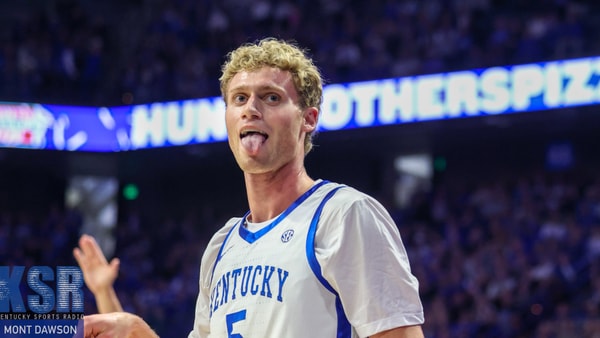 Kentucky guard Collin Chandler vs. Loyola Maryland (Photo by Mont Dawson, Kentucky Sports Radio)