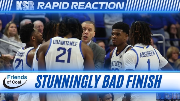 WATCH: KSR Rapidly Reacts to Kentucky's 73-68 loss at home vs. Missouri