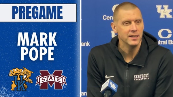 Mark Pope pre-Mississippi State press conference