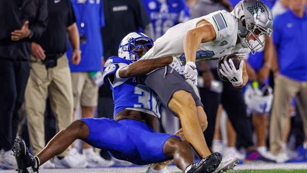 Grant Grayton. UK Football vs. Eastern Michigan at Kroger Field on Saturday, September 13, 2025 in Lexington, Kentucky. Photo by Crawford Ifland, Kentucky Sports Radio.