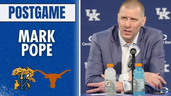 mark-pope-talks-kam-williams-collin-chandler-ncaa-eligibility-kentucky-texas-press-conference